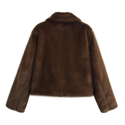 Chaqueta de Piel Sintética