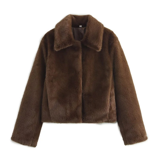 Chaqueta de Piel Sintética