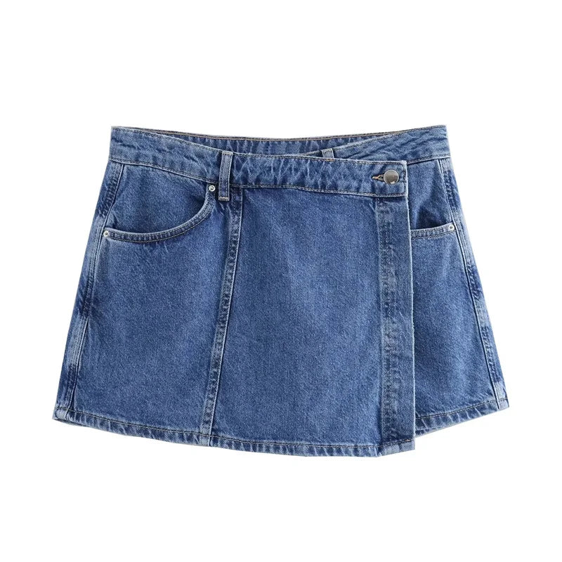 Falda short de Jeans