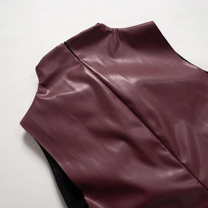 Top Cuerina